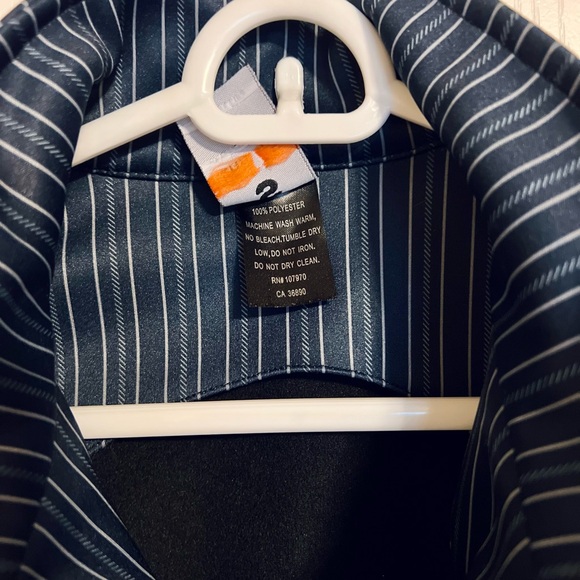 Kerrits Women's Blue Pinstripe Vest - Picture 3 of 5